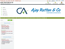 Tablet Screenshot of ajayrattanco.com